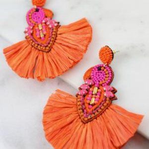 Bright Fan Earrings
